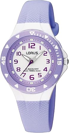 Lorus analoog polshorloge voor kinderen, kwarts, Rood, standard size, Armband
