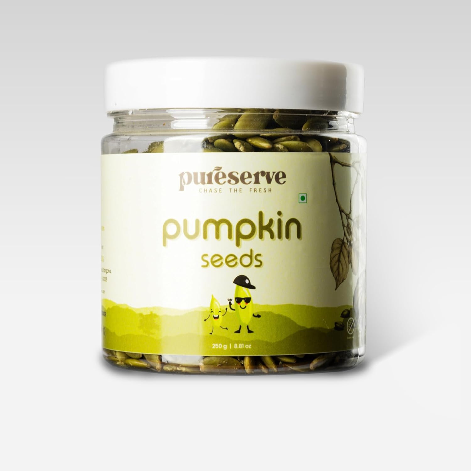 Pureserve Pumpkin Seeds 250g – Premium AAA Grade Superfood | High in Protein, Fiber & Antioxidants | Boosts Immunity & Supports Weight Management | Perfect Healthy Snack for Eating, Salads & Smoothies Pureserve Pumpkin Seeds 250g – Premium AAA Grade Superfood | High in Protein, Fiber & Antioxidants | Boosts Immunity & Supports Weight Management | Perfect Healthy Snack for Eating, Salads & Smoothies