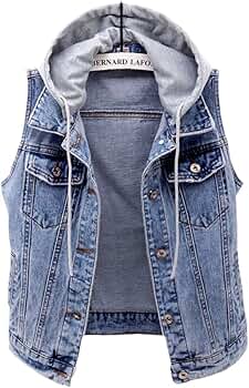 Wvapzxx Denim Sleeveless Jacket Women's Spring Autumn