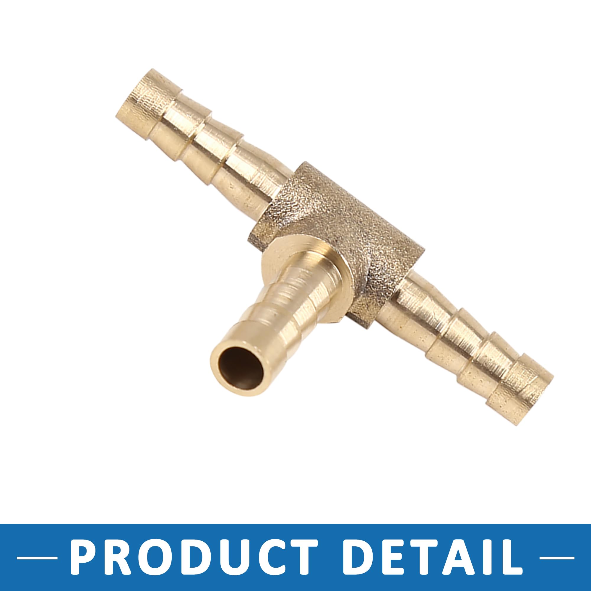 Tubo Carburante Raccordo A Gomito In Ottone 1/2" Barb X 3/8" NPT Maschio - Per Tubi Di Acqua, Aria, Gas, Combustibile Raccordo Ottone Gomito - Foto 3