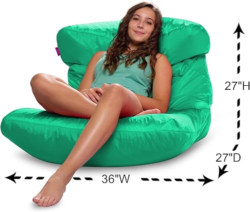 Miniatura 59 de Posh Creations Puf estructurado cómodo para jugar, leer y ver la televisión, tumbona laguna, lona - Critters del bosque en blanco Lienzo Critters