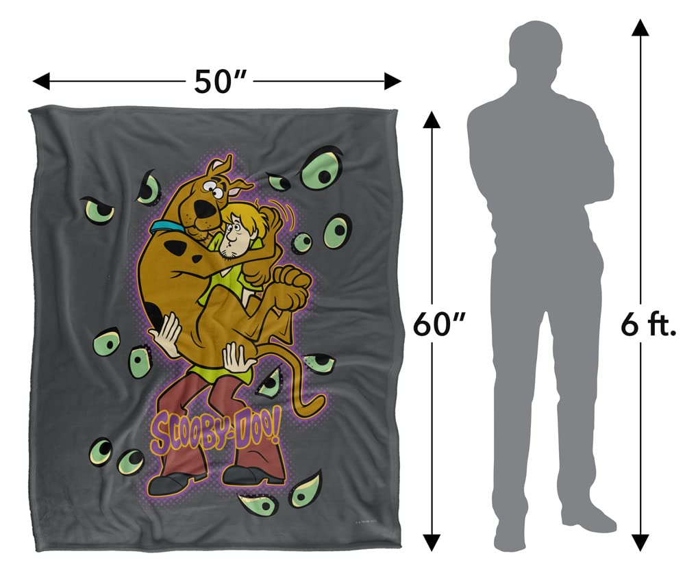LOGOVISION Scooby DOO!Scooby-DOO Optimalweiche Kuscheldecke von Silky Touch, 152 x 127 cm