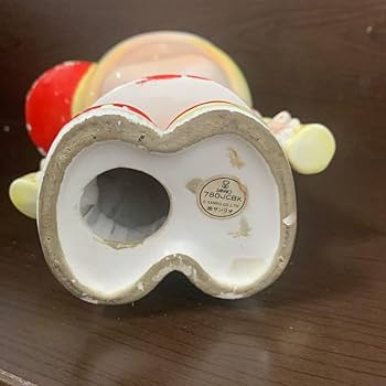 Amazon.co.jp: 19cm 大きめ パティ 当時物 陶器 貯金箱 レトロ