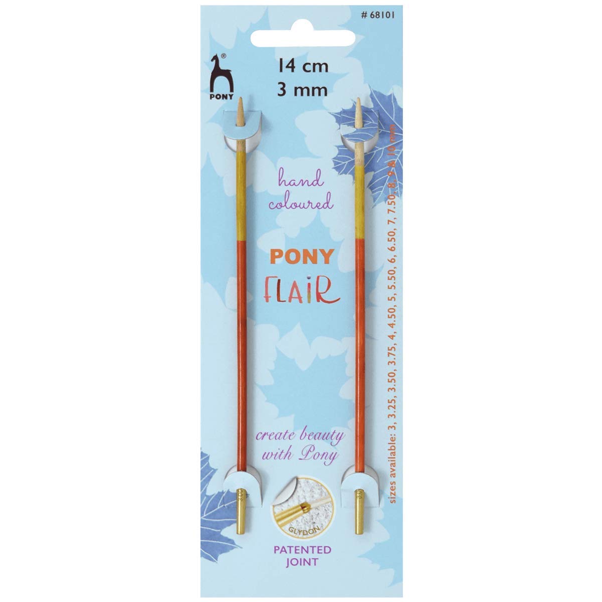 Pony Flair Hand Colored Interchangeable Circular Knitting Needles - 14CM (3.00MM)