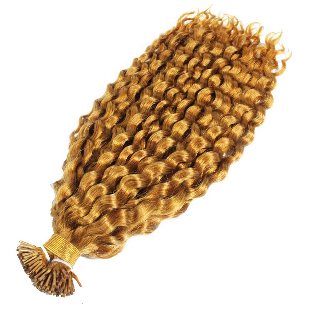 Wig extension cheveux humains deep wave 14" pour soirées et coiffures d'été