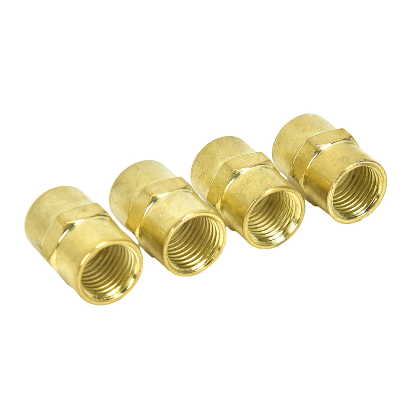 Msioytog B Duty Carbon Steel 2 Piece Quick Disconnect Air Coupler With Twin Thread Design For Industrial Pneumatic Equipment Hexagonal Nipple Connector Double Thread