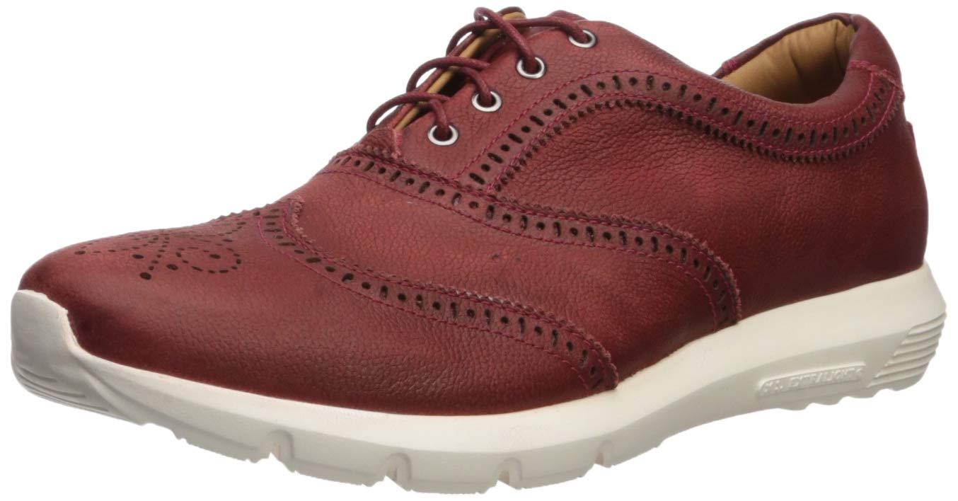 MARC JOSEPH NEW YORKMen's Leather Extra Lightweight Woven Wingtip Oxford Laceup