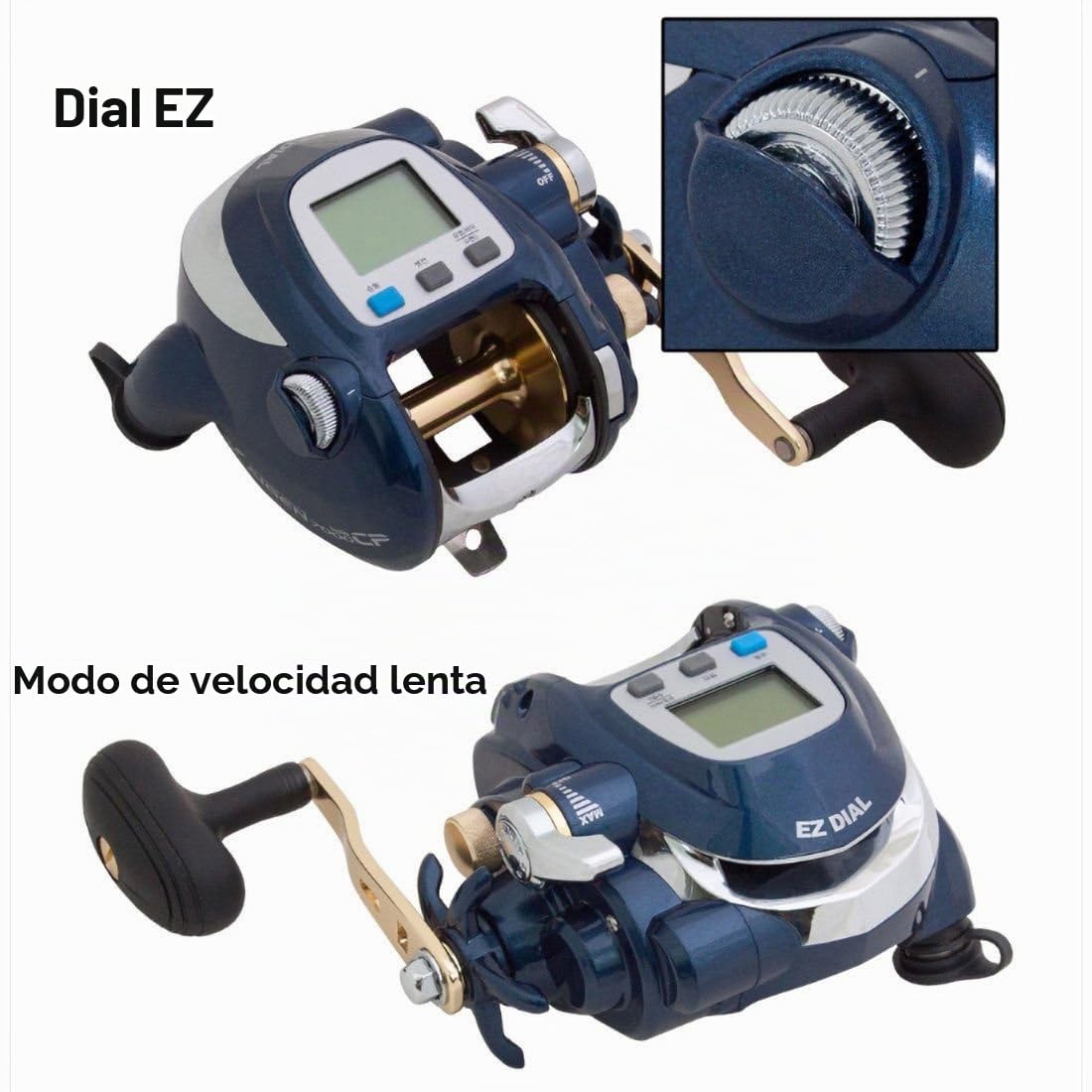 Banax Kaigen 7000CP Carrete eléctrico Big Game Jigging Carretes de Pesca EZ Dial -Versión Coreana-