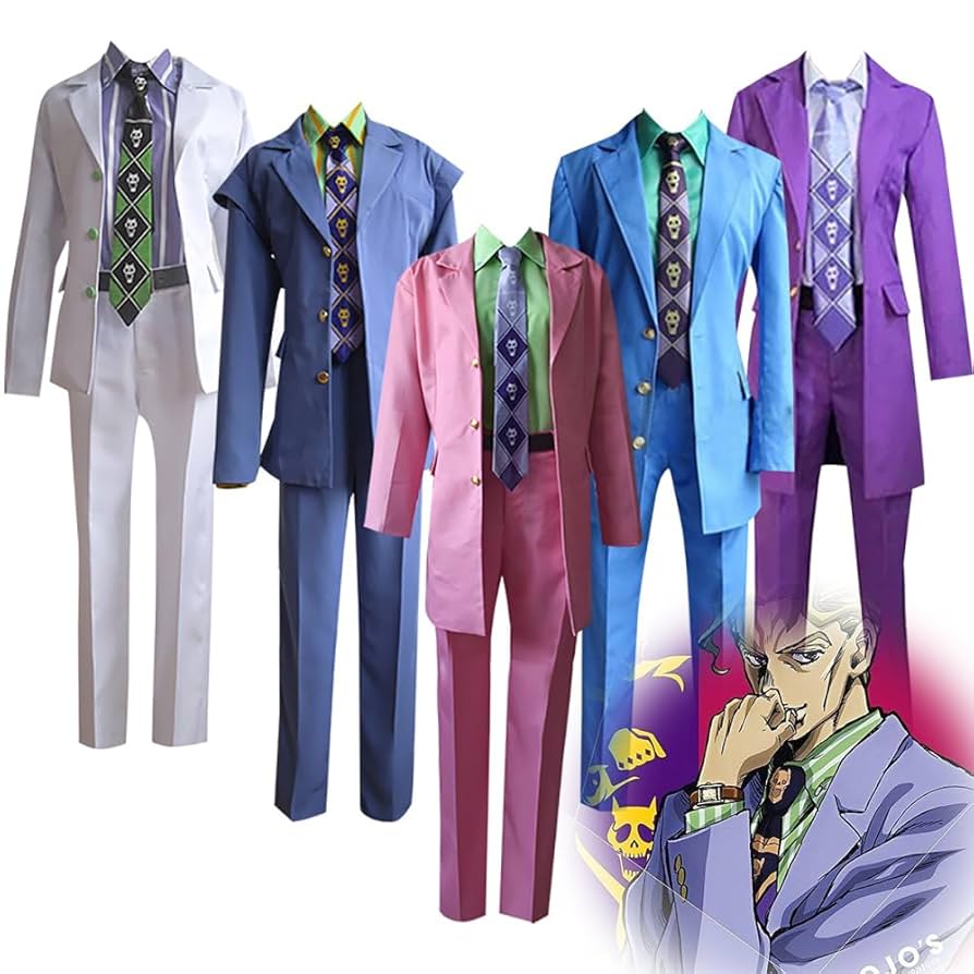 ジョジョの奇妙な冒険　吉影吉良　3Pスーツ Lサイズ Amazon.co.jp: 吉良吉影 コスプレ衣装 ジョジョの奇妙な冒険
