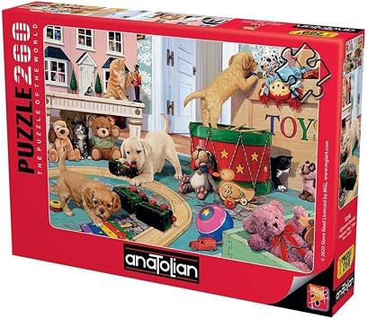 Anatolian Puzzle - Puppies Play Time, 260 Piece Jigsaw Puzzle #3334