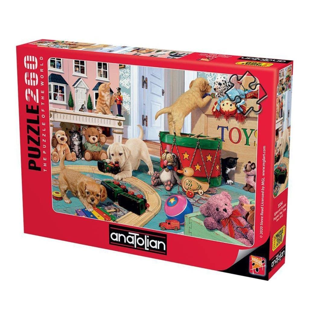 Anatolian Puzzle - Puppies Play Time, 260 Piece Jigsaw Puzzle, #3334
