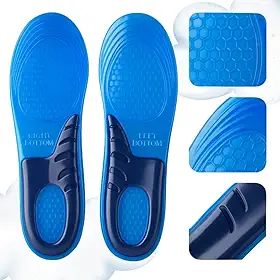 Palmilha Ortopédica em Silicone Gel para Fascite Plantar 01 Par – Tamanho Anatômico (33 a 36) Conforto Extremo, Absorção de Impacto – Suporte para Pés Cansados no Dia a Dia, Trabalho e Esportes