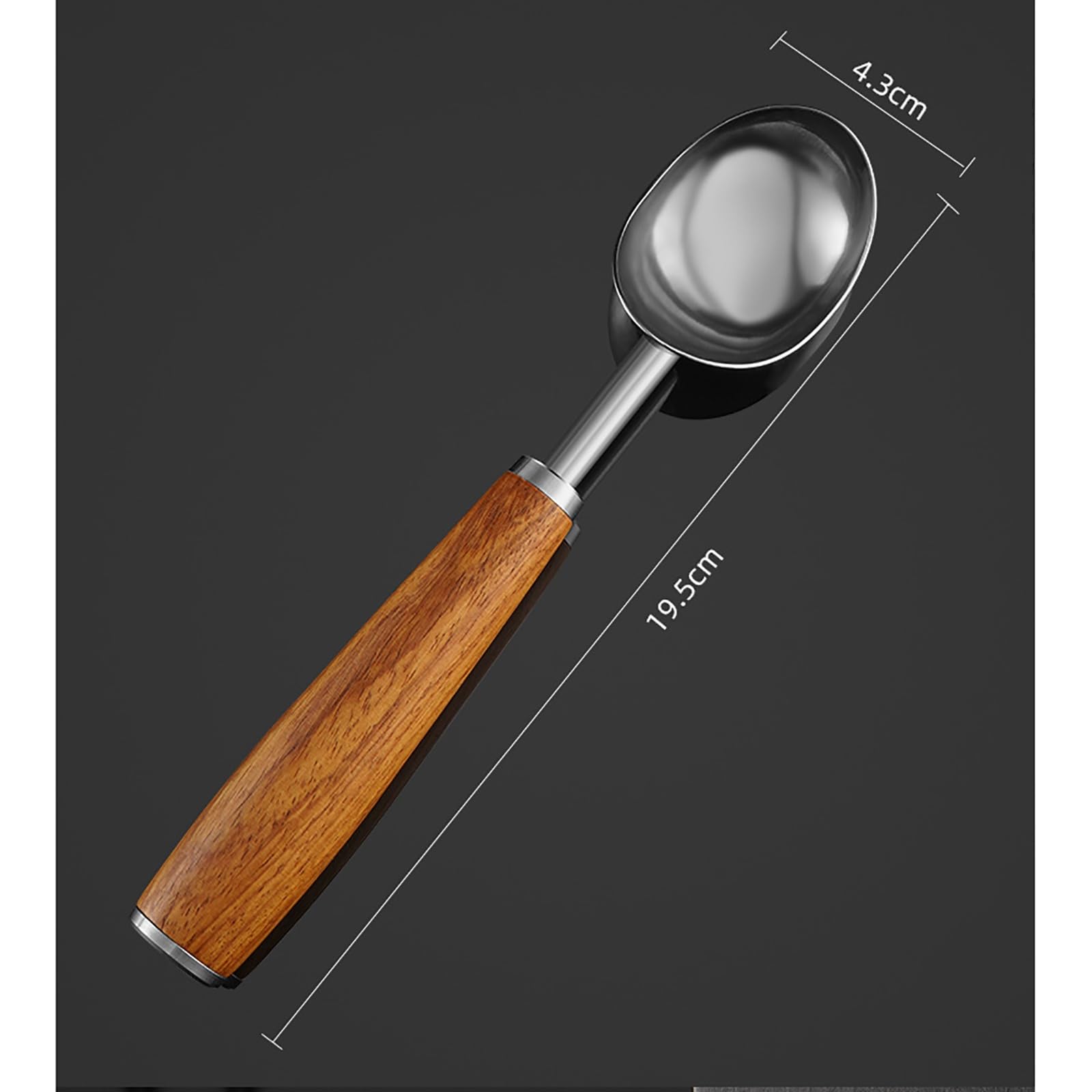 Cucchiaio Per Gelato In Acciaio Inossidabile - Pala Per Palline, Con Meccanismo A Scatto - Foto 7