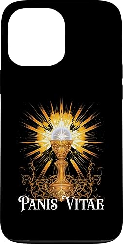 Funda Católica Latina Tradicional para iPhone 13 Pro Max Eucaristic Adoration