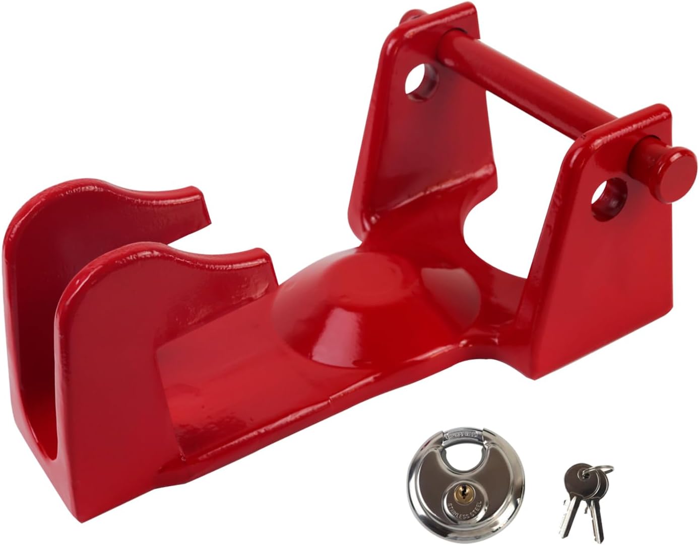 GLEAMYNHD Gooseneck Hitch Lock with Keyed Padlock, Model TL