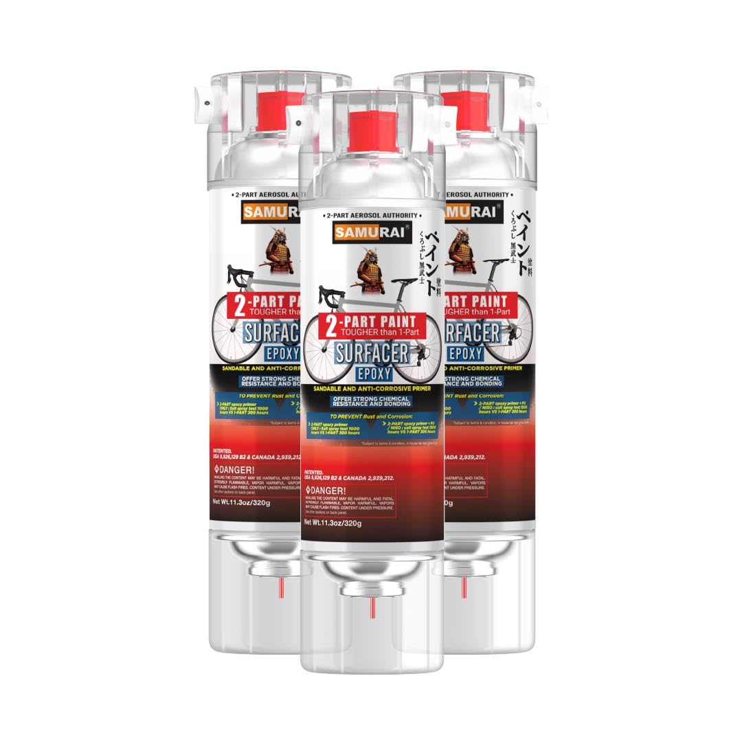 best primer for motorcycle helmet SAMURAI 2-Part Spray Paint Epoxy Bike Surfacer (Primer White, Pack of 3 Cans) New Product Alert! Blizzard shell construction meets all Rod Tip Holder Color:White Trout Art