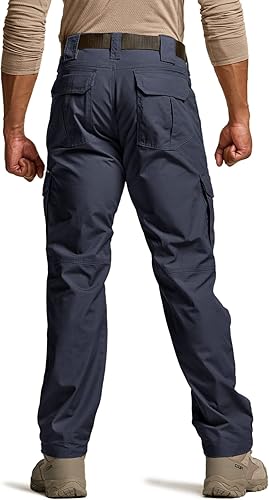 Miniatura 2 de CQR Pantalones tácticos para hombre, resistentes al agua, pantalones cargo Ripstop, ligeros EDC trabajo, senderismo, ropa para exteriores