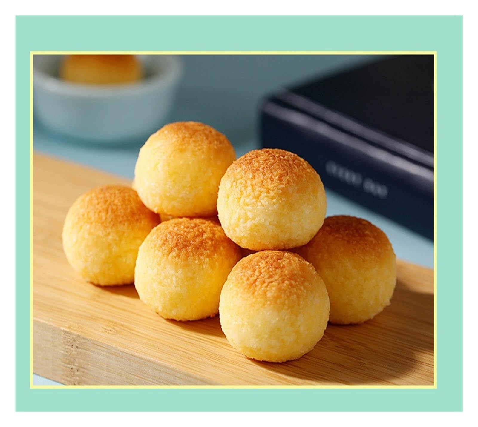 Bolitas Crujientes de Chips de Coco, 120g por bolsa. Artesanía tradicional, rico aroma, dulzura moderada, envuelto individualmente.(3bag)