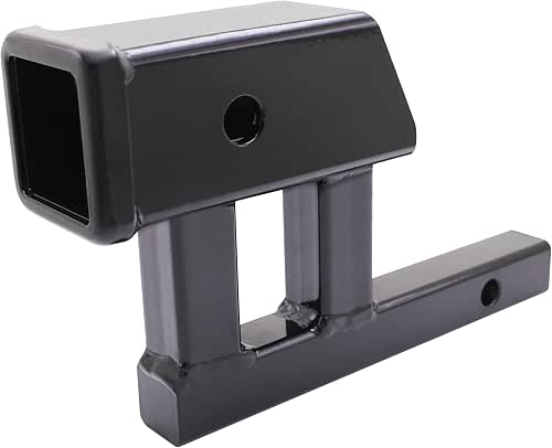 1-1/4” to 2” Hitch Adapter with 5” Rise & Drop,