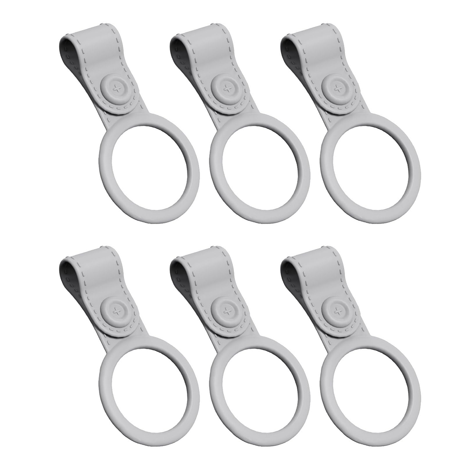Kalttoy Grey Round Not Drill Gluey Towel Hook For Bathroom Kitchen Elastomer Wall Mounted Planner Keep Space Neat Not Slip Kitchen Towel Hoop