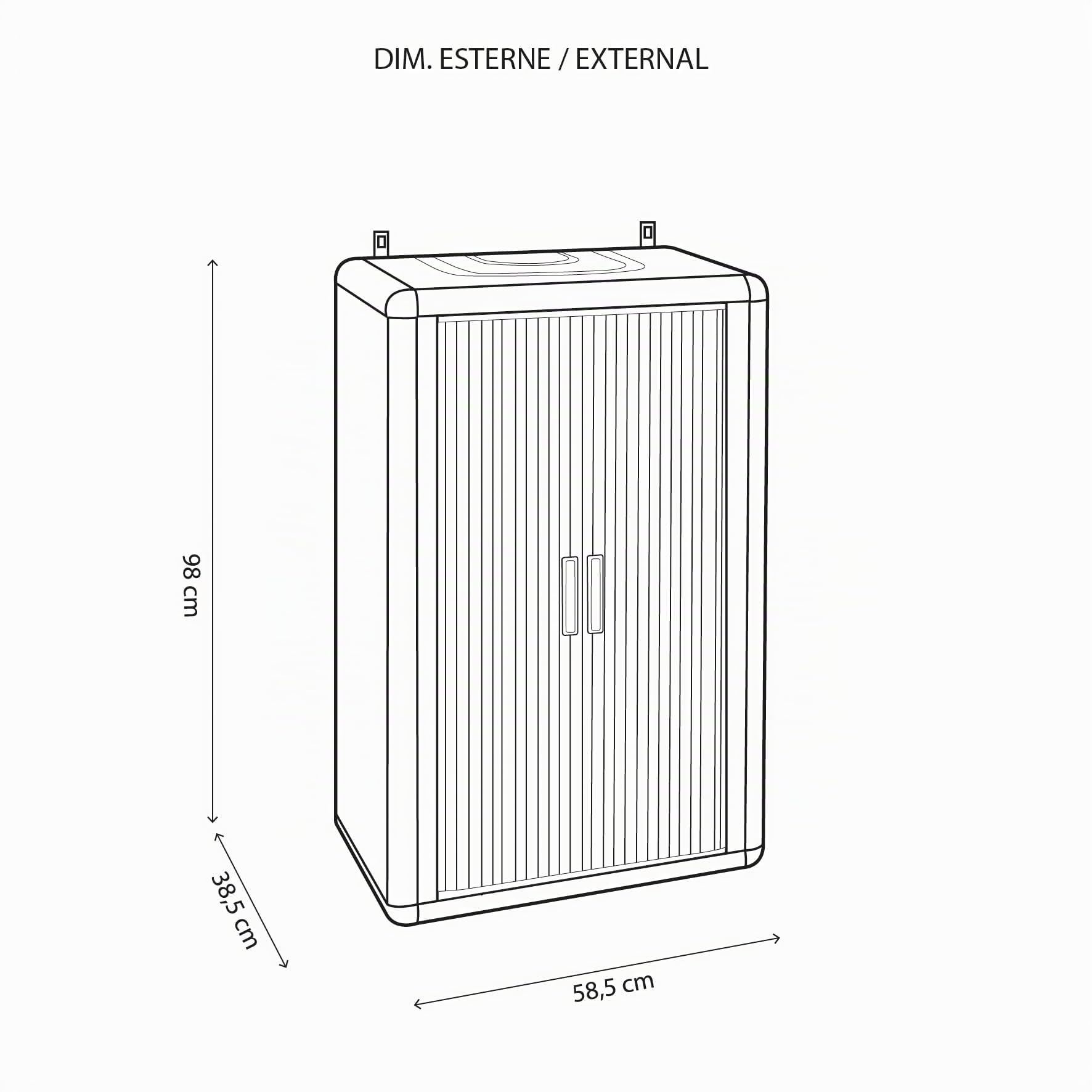 Mobile di protezione per caldaia Easy Roll, rif. M282749, colore: grigio
