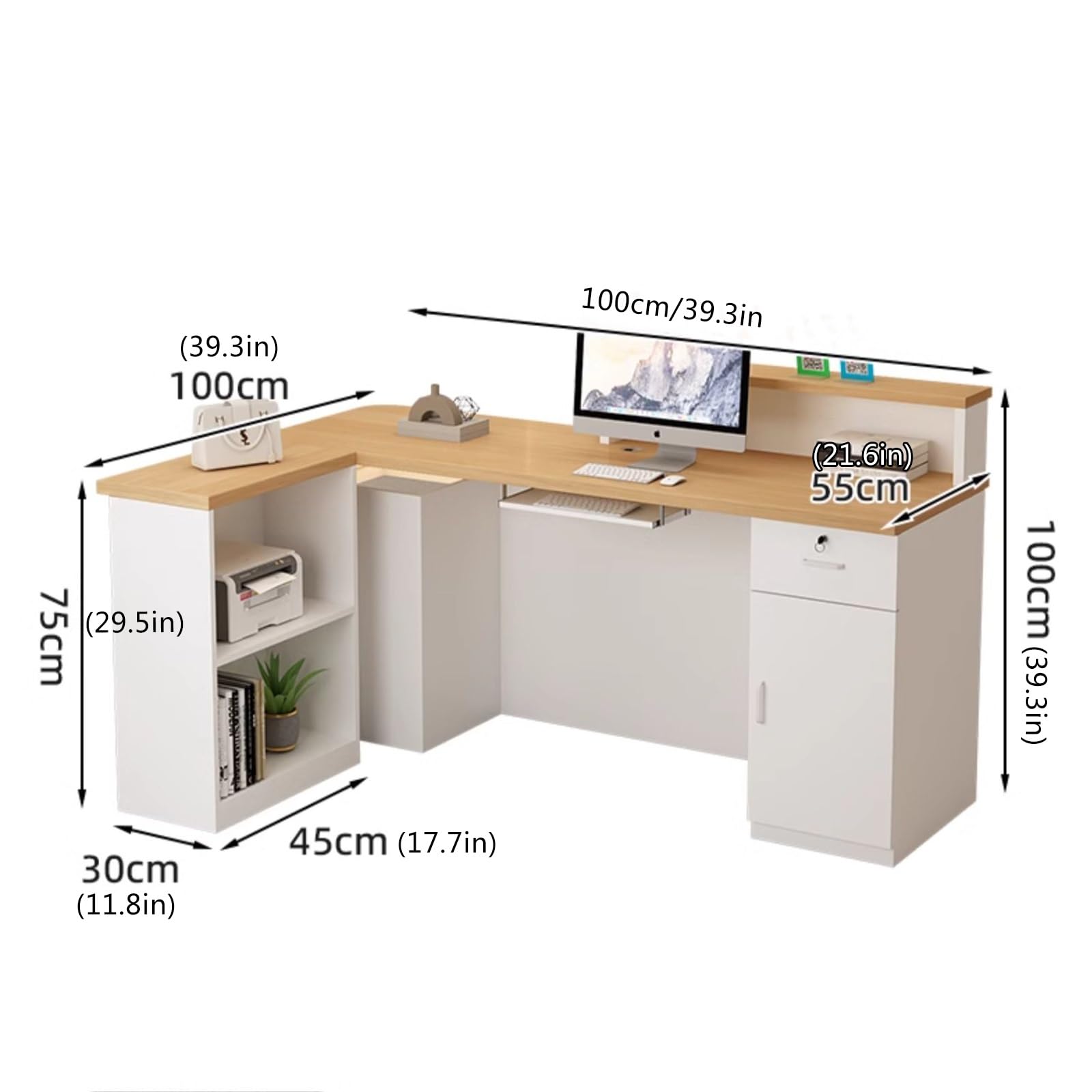 値下げ【直接受渡しのみ】受付 レジカウンター デスクチェア コンパクトデスク 値下げ【直接受渡しのみ】受付 レジカウンター デスクチェア