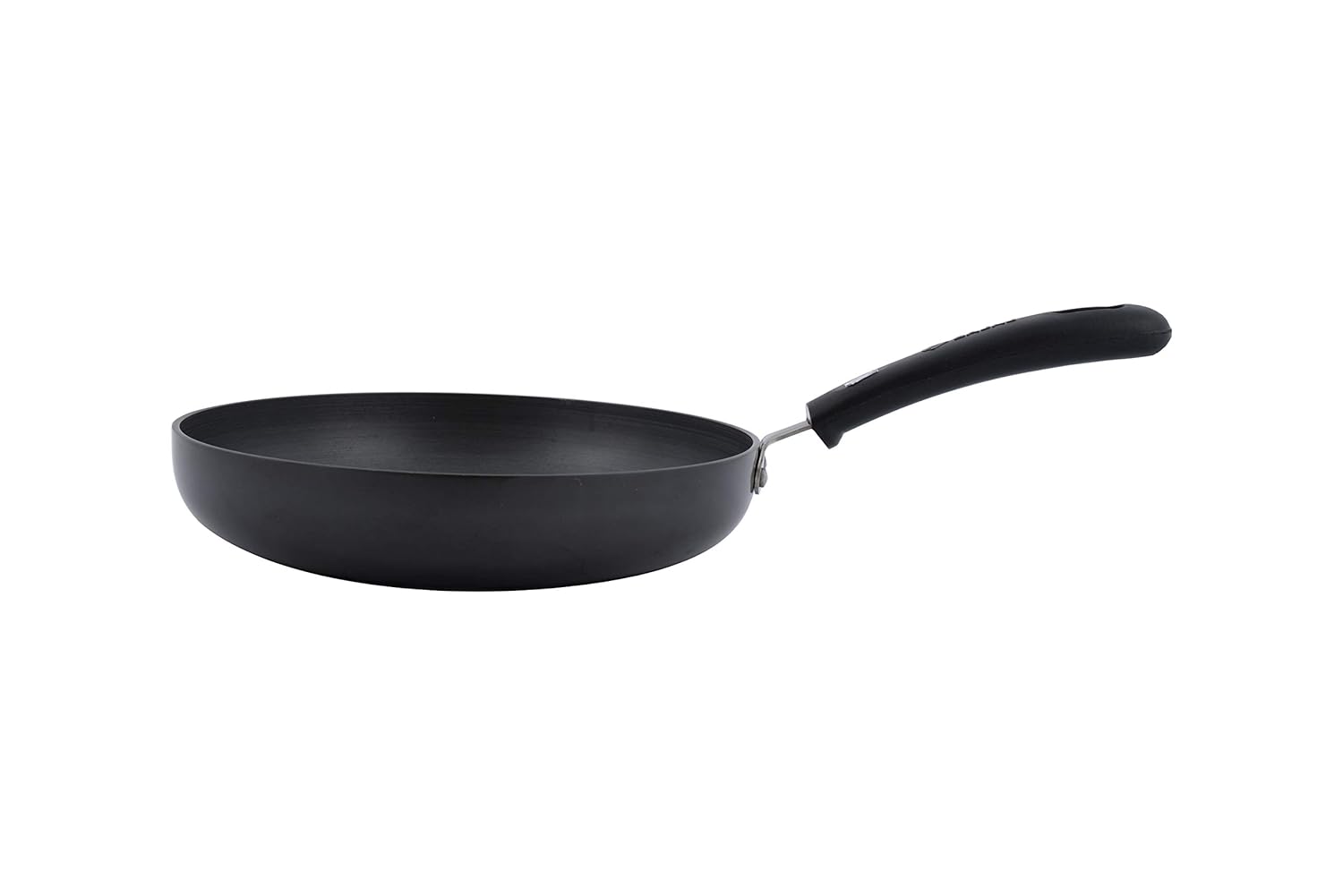 Buy Bajaj Hard Anodised Aluminium Frying Pan, 240mm, Black Online at