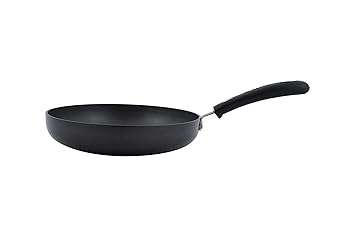 Bajaj Hard Anodised Aluminium Frying Pan, 240mm, Black