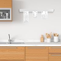 Vista 6 de Soporte para recibos de restaurante, 11.8 pulgadas/11.8 in de aluminio, riel de exhibición de cocina, estante para cheques, pedidos de facturas