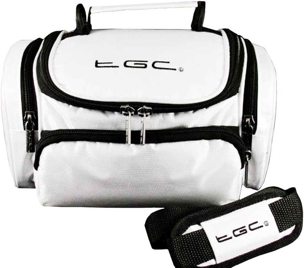 TGC ® Large Camera Case for Samsung NX3000, NX mini Plus Accessories (Cool White)