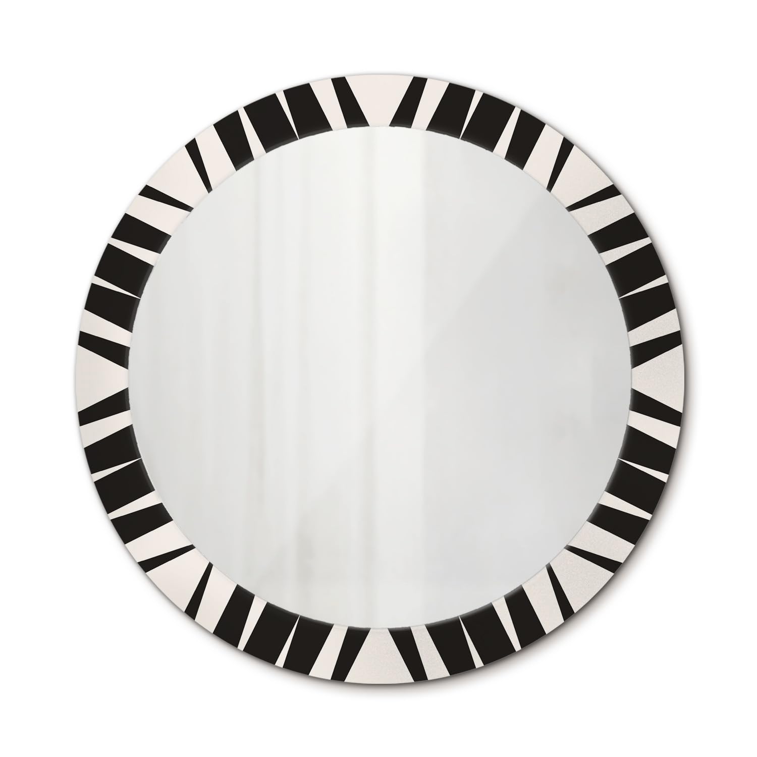 Miroir avec impression géométrique abstraite au design moderne et minimaliste