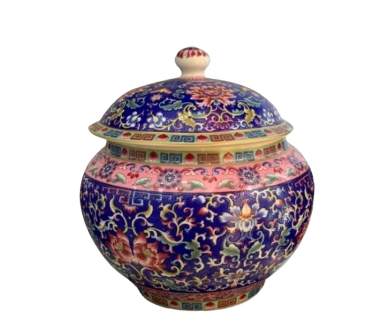 Ginger Jar Ceramic Tea Container Vase Ginger Jars With Lid For Home Decor Decoration Decorative Storage