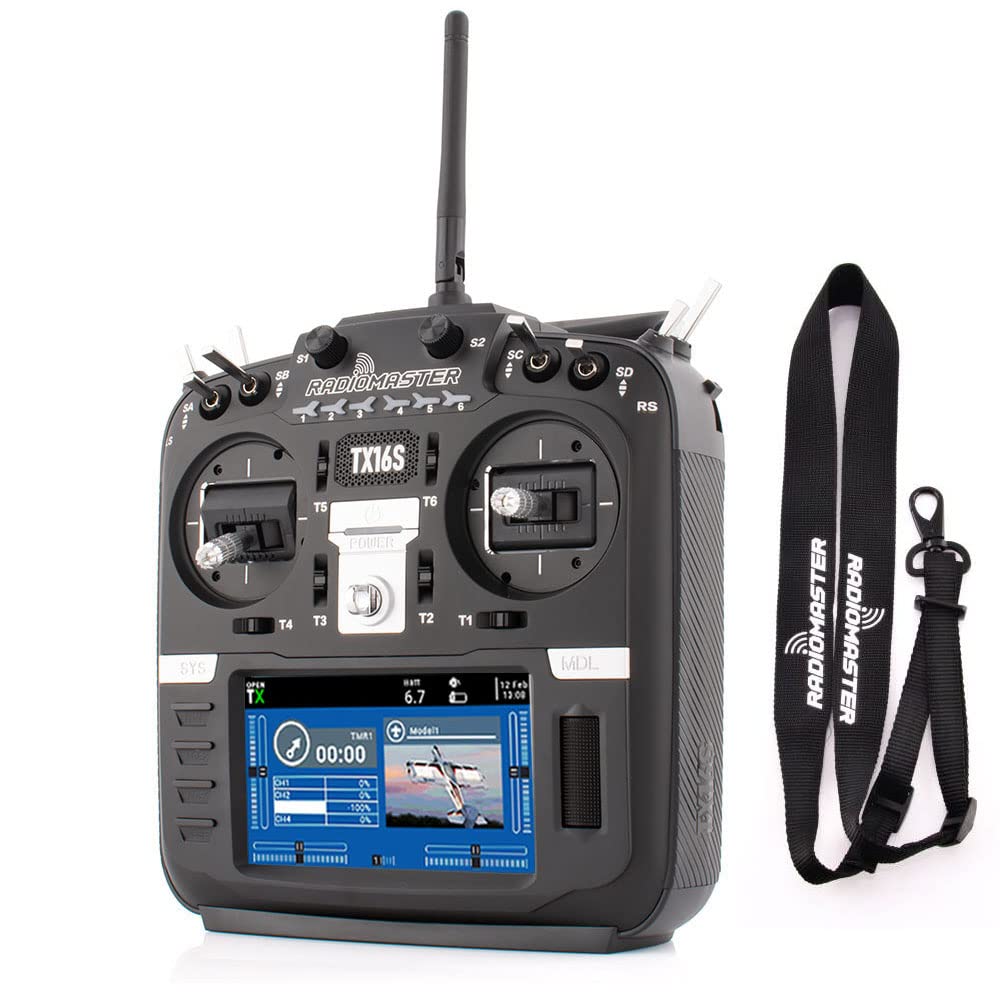 Amazon.com: RadioMaster TX16S MKII V4.0 16CH 2.4G Hall Gimbals 