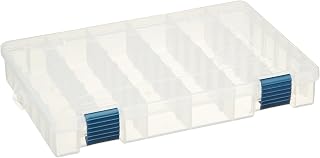 Plano 3600 StowAway Tackle Box 4-Pack with Adjustable Dividers - Clear Fishing Organizer Storage