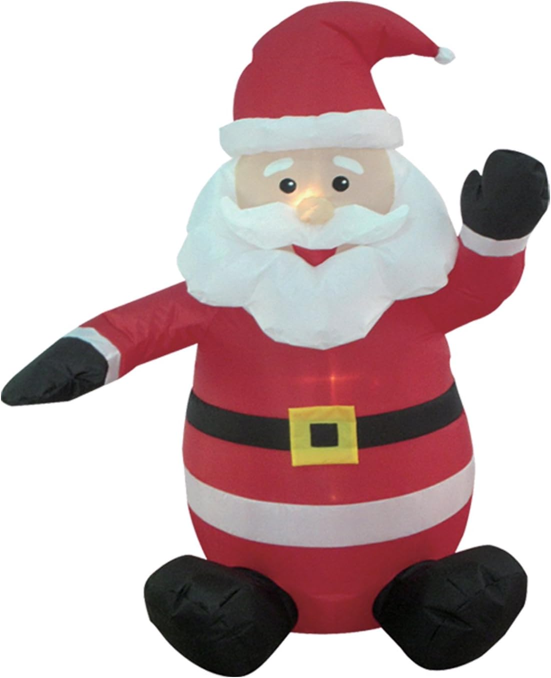 4 Foot Christmas Inflatable Santa Claus Yard Art Decoration