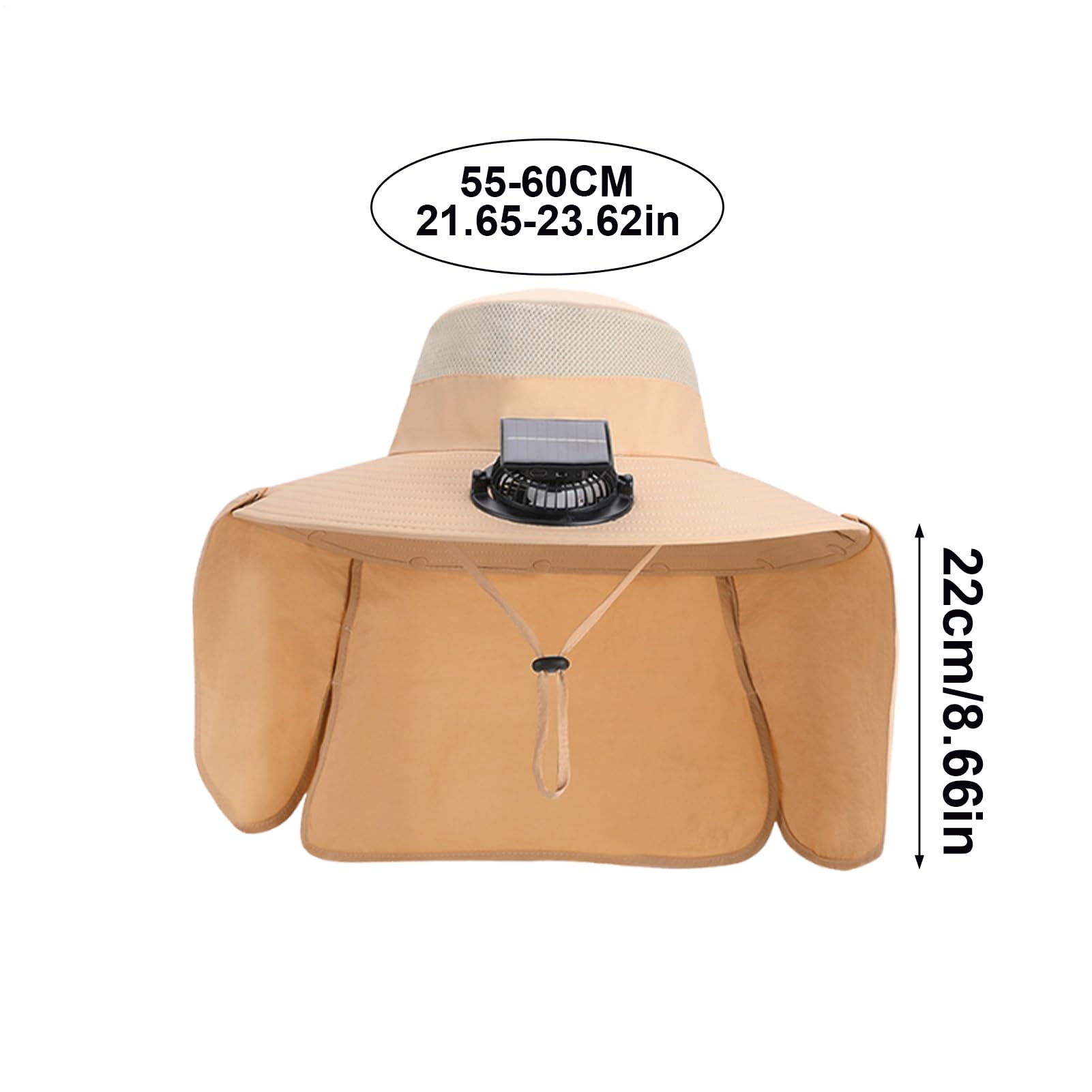 Cappello con i fan Solar Power Solar Powered USB ricaricabile Cap per il raffreddamento | Cappello rinfrescante con ventola, per pesca, escursionismo, spiaggia, estate, viaggi, passeggiate