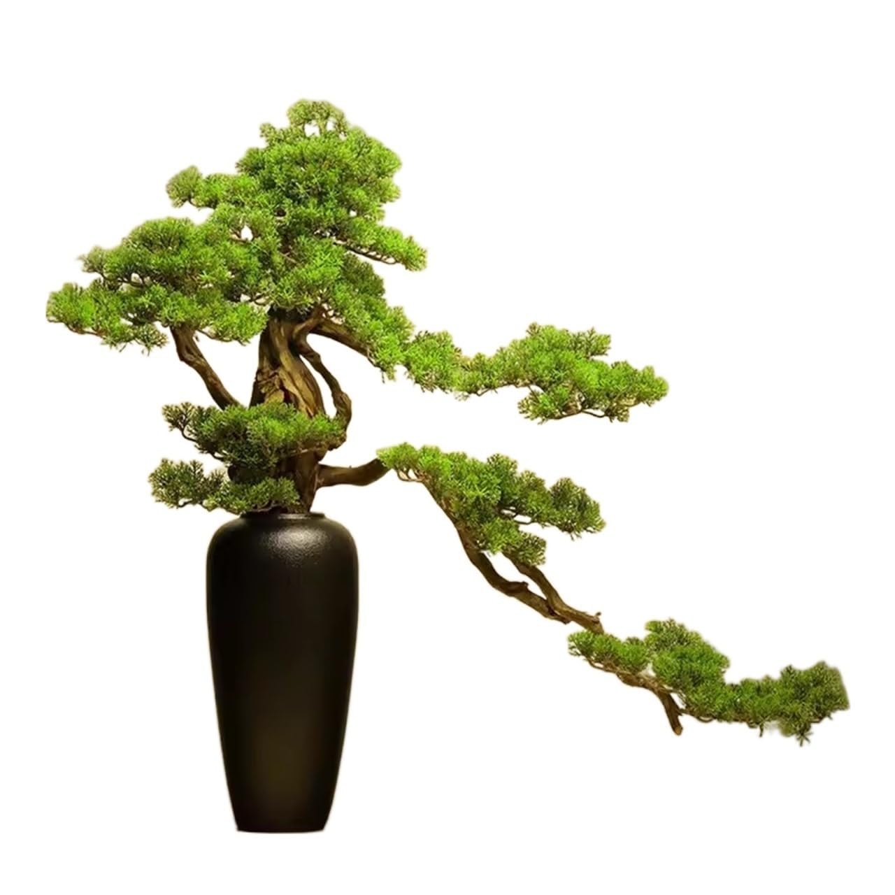 AYCDL Artificial Tree Indoor Living Room Artificial Bonsai Welcoming Pine Landscape Fake Plant Home Bonsai Pine Tree Decorations Fake Tree,A,A