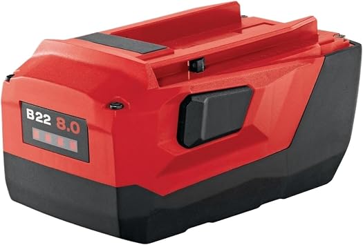 SteFik High Power 22V 8.0 Ah Battery Replacement. Compatible for Hilti B22 18V 21.6V 22V Cordless Power Tool, Compatible for Hilti 22V Battery.
