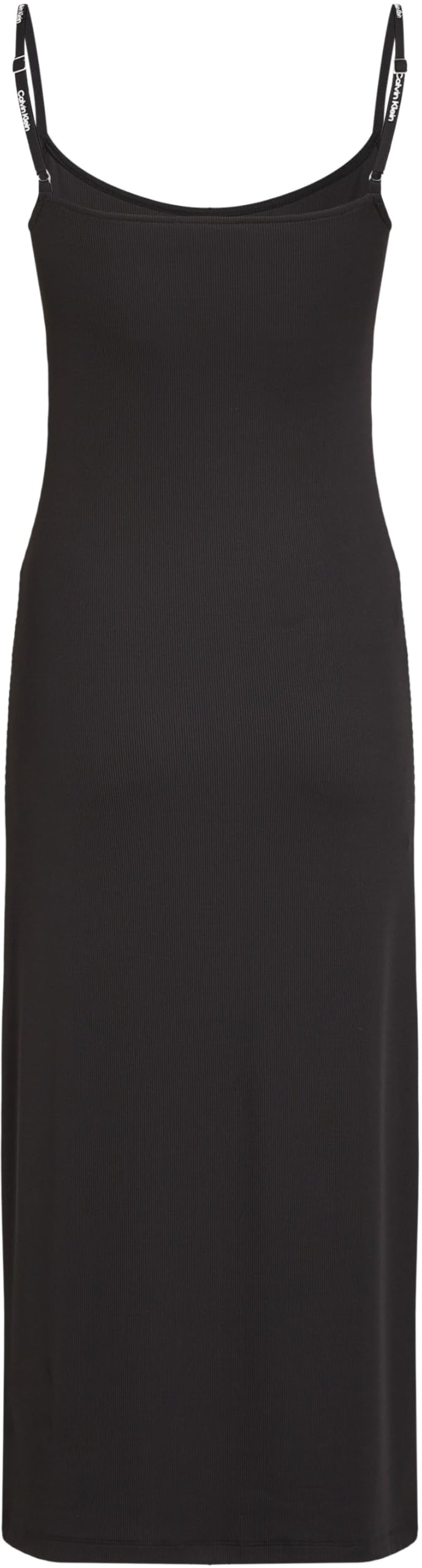 Calvin Klein Donna Abito Attillato Logo Elastic Strappy Slim Fit
