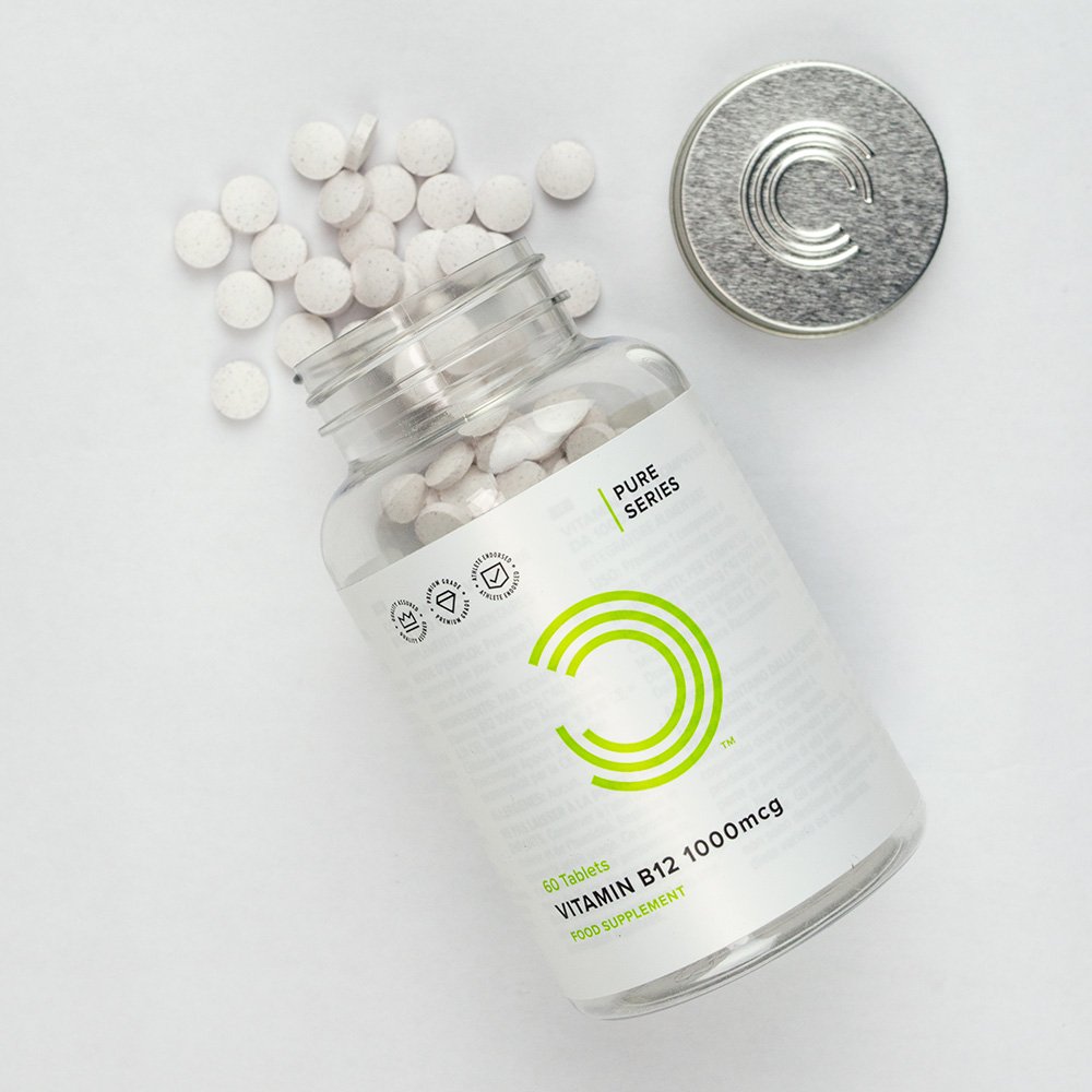 Bulk Vitamina B12 Compresse da 1000 mcg, Ad resistenza, 1000 mcg, 60 Compresse, 60 porzioni