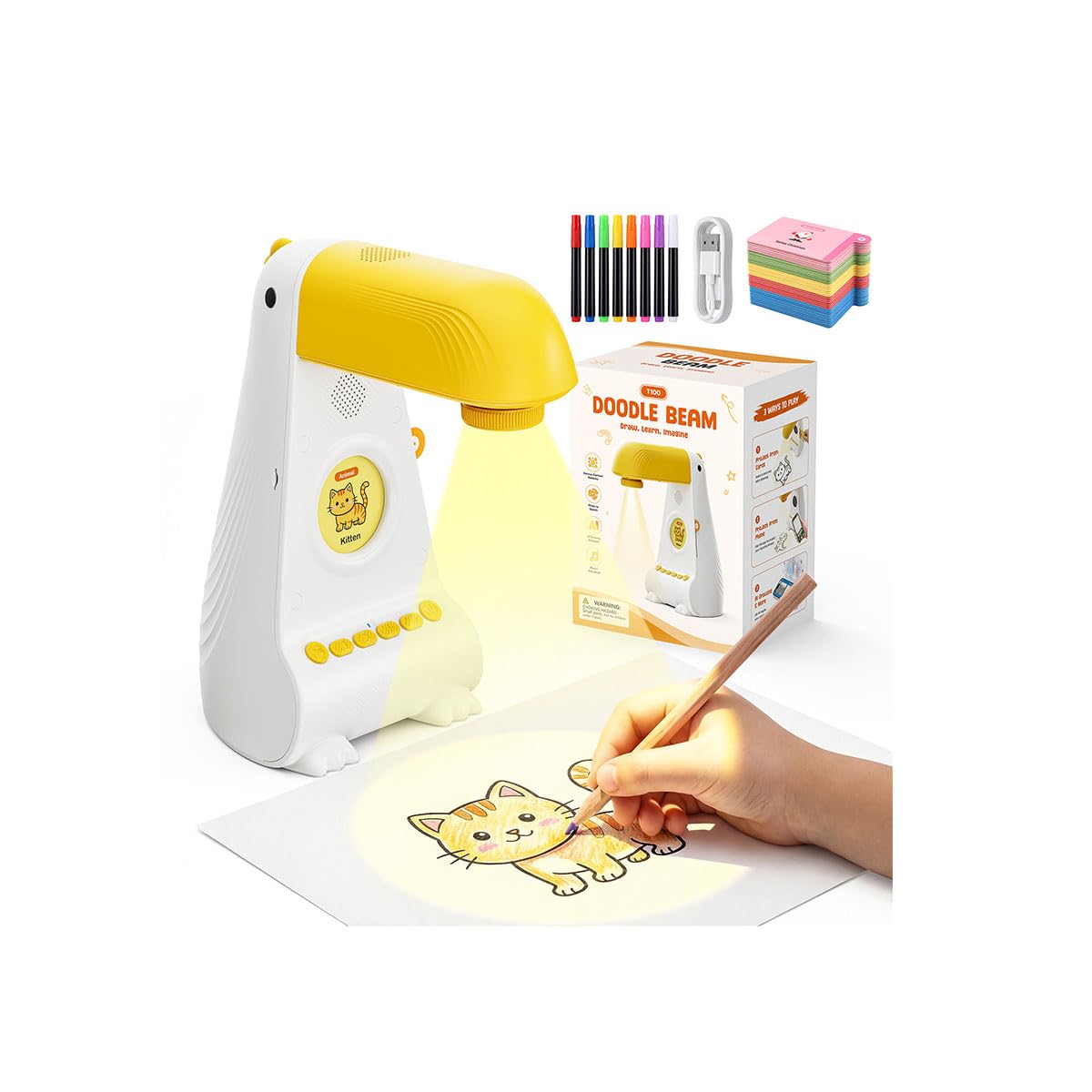 Proiettore per tablet da disegno per bambini 5-12 anni,Scatola per storia per bambini | Trasformare Foto In Disegni Giocattolo Creativo & Tablet Schizzo Di Natale & Compleanno Ragazza Ragazzo