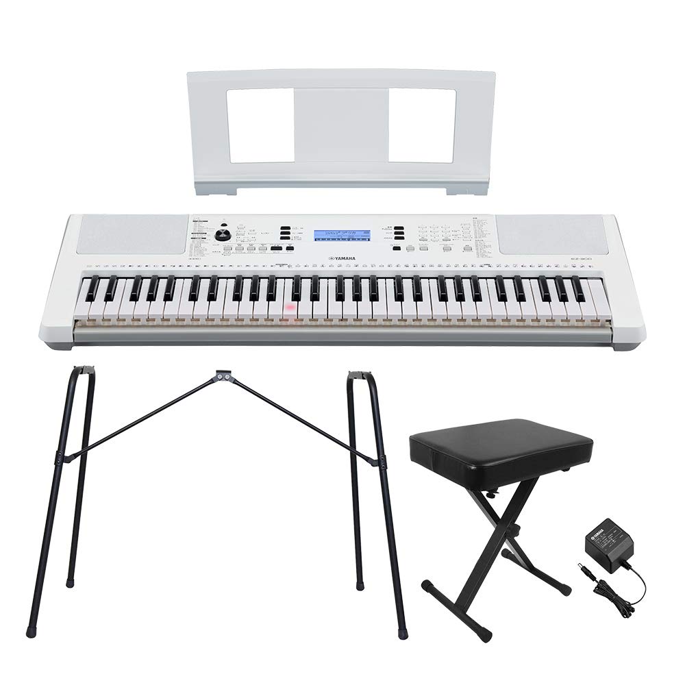 Amazon | YAMAHA EZ-300 純正スタンド・Xイスセット 光る鍵盤 61鍵盤