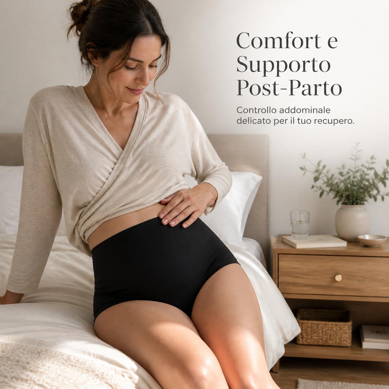 Mutandine Modellanti Postparto | Fibra poliammide, sollevamento glutei, design senza cuciture, fibra elastica poliuretano, per l'estate, per la comodità