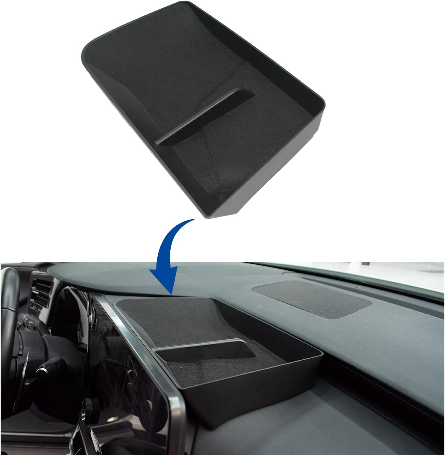 2024 2025Lexus RX Center Console Dash Tray Storage Dashboard， Center Console Organizer2025Lexus RX Accessories,Dashboard Storage Organizer Holder Tray Compatible with 2025Lexus RX350h RX450h RX550h