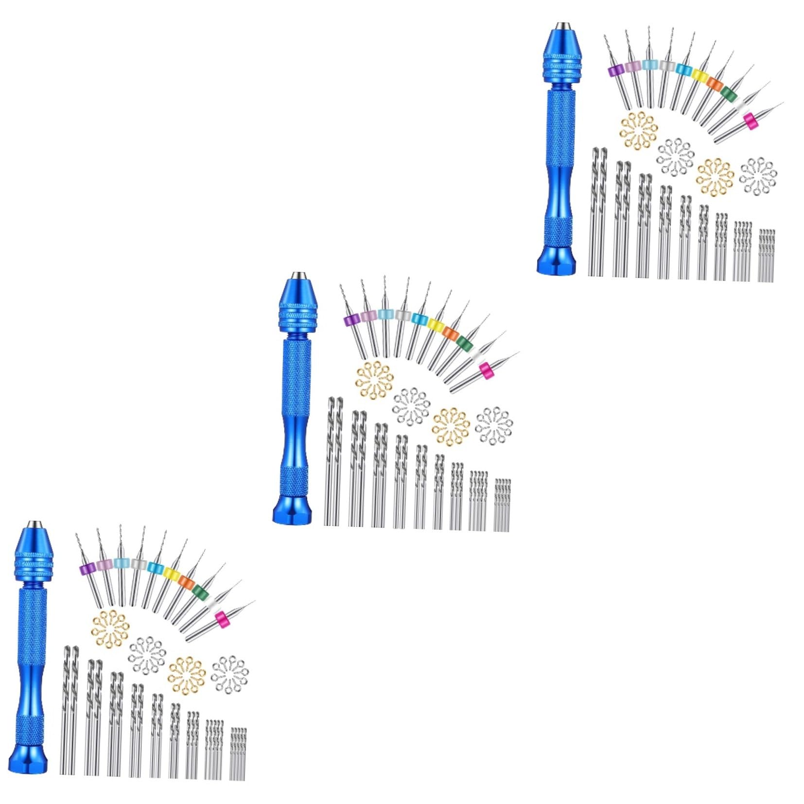 OSALADI 228pezzi Mini Punte Trapano e Strumento Precisione Per Hobby e Te Include Punte Elicoidali