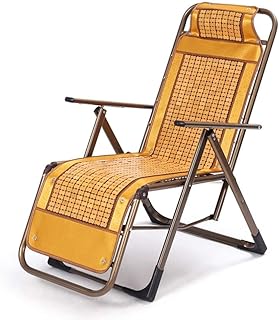 Chaise longue Pieghevole Reclinabile A Sospensione A gravità Patio Giardino Esterni da Campeggio Camping Regolabili con Tappetino Imbottito Lettino Prendisole