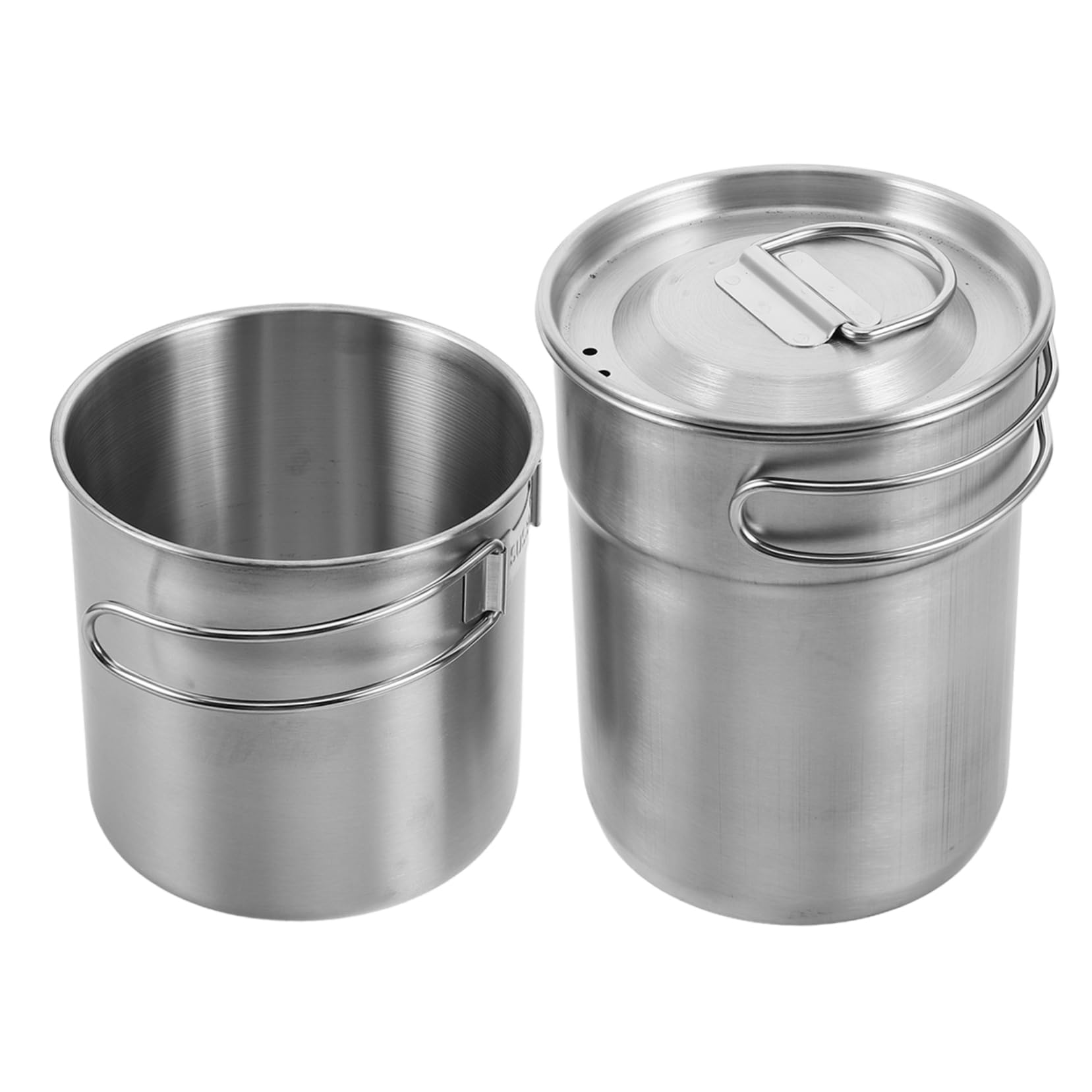 TOYANDONA 2 Stück Teiliges Set Tragbarer Camping Kaffeebecher mit Faltbarem Griff Auslaufsichere Wasserbecher für Picknick Reisen und Wandern Vielseitig Einsetzbar