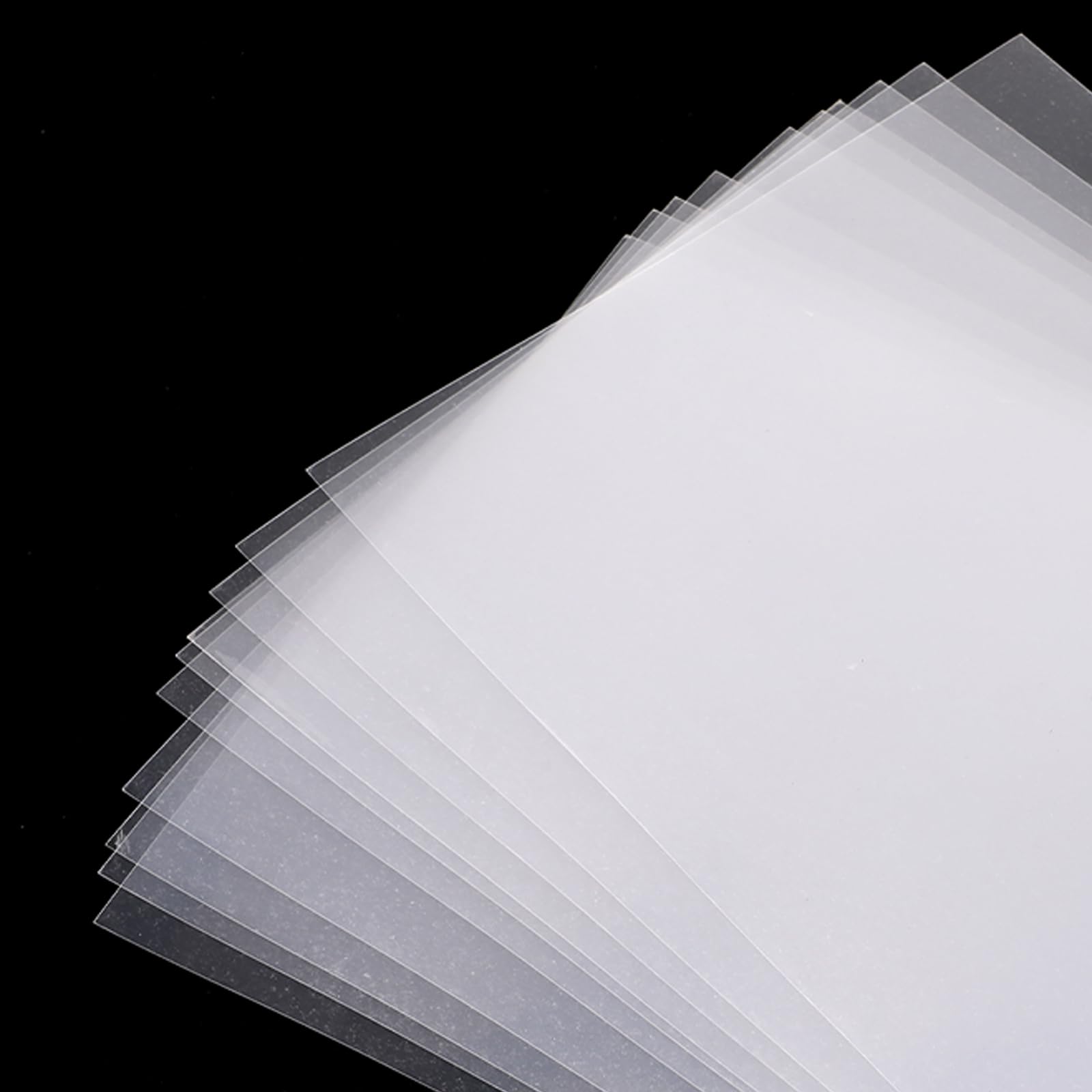 10 Pcs Clear Plastic Sheet PET Flexible Lightweight Thin Panels Sheets Shatterproof Glass Alternative Durable PET Sheet Panels for DIY Craft Projects Picture Poster Frames Frames Arts Craf