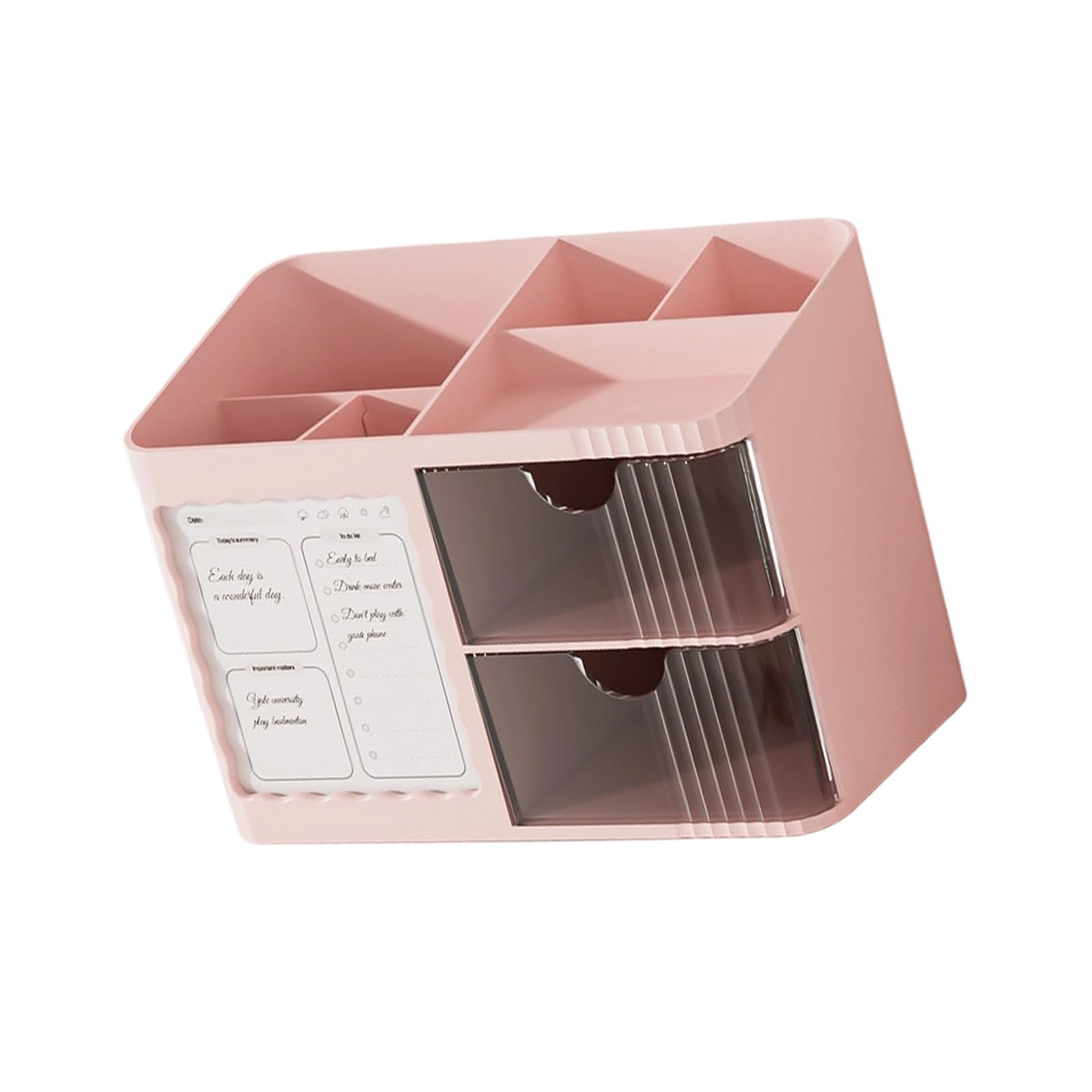 Msioytog Stylish Desk Storage with Multiple Compartments for Keeping Supplies in Order Ideal for Work or Study Minimalist Desk Planner