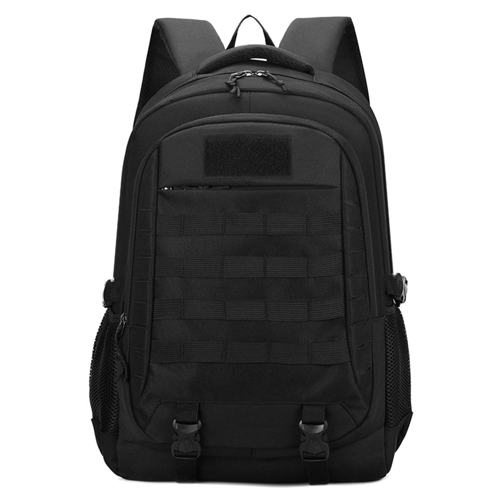 Lawaia 45L Tactical Military Backpack Hiking Rucksack Survival Army Bags Large Rucking Outdoor Sports Packs Molle Gym Backpacks for Men Fishing Camping Motorcycle Traveling Mountaining-Black